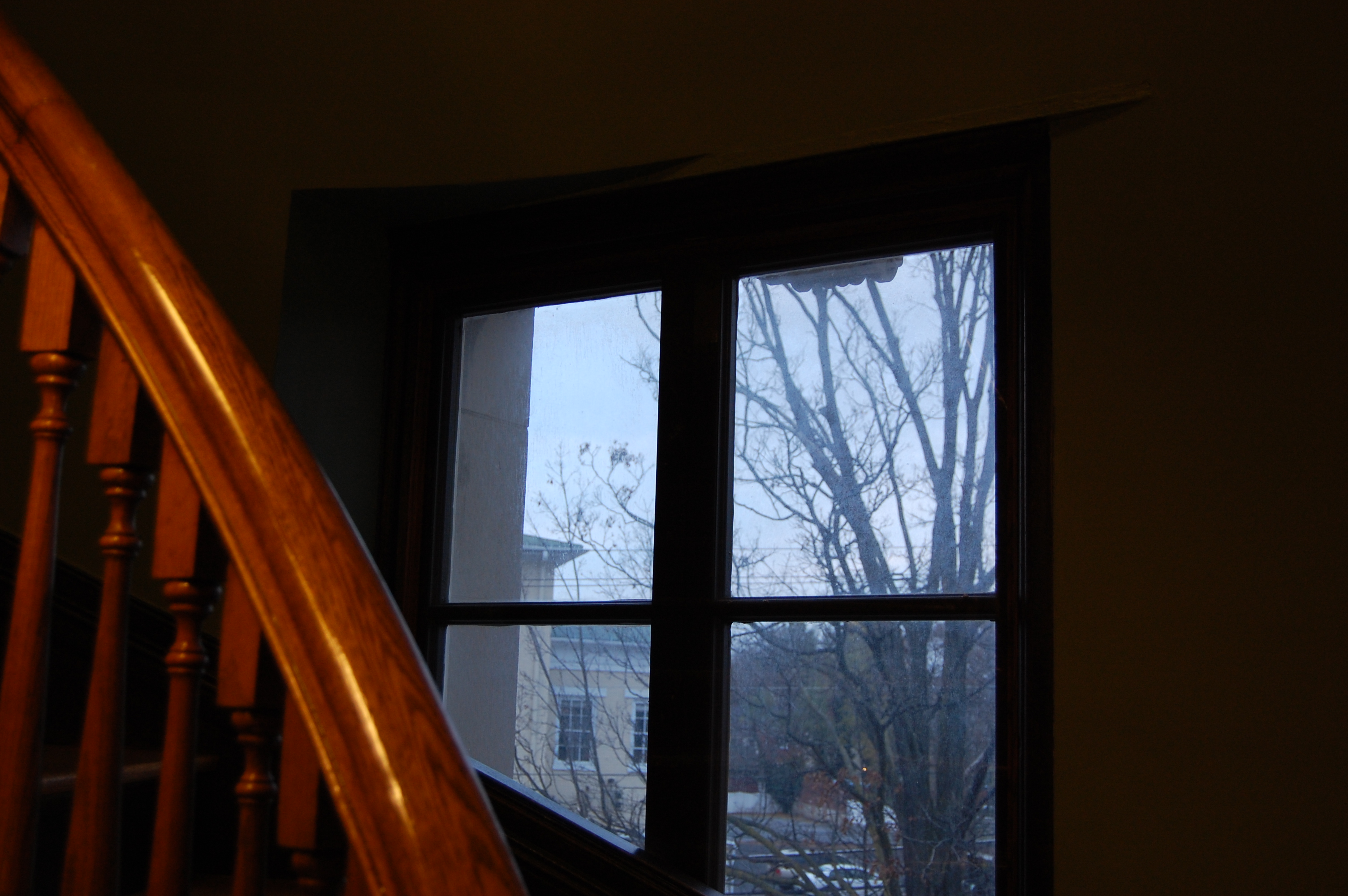 Stair Rail and Window: Photo by Sharon Burtner